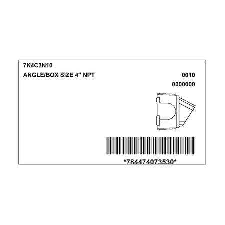 Meltric 7K4C3N10 BOX/ANGLE ADAPTER 30 DEGREE 7K4C3N10